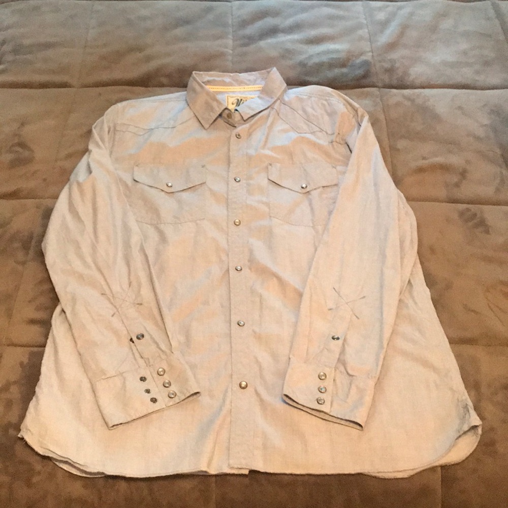 Light blue button down shirt
